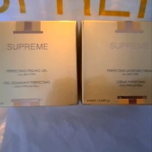 supreme prefecting peeling gel and moisture cream